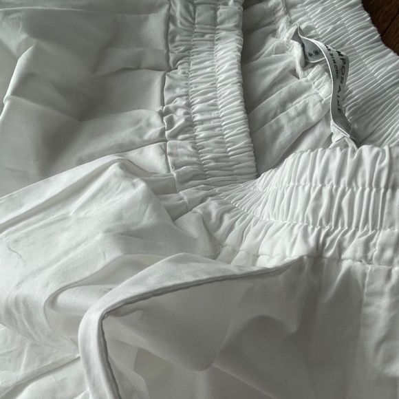 Contemporaine Simons White Poplin Maxi Skirt A Line - Picture 5 of 11